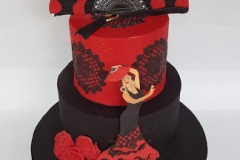 Sabrina - Flamenco Dancer Birthday Cake