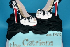 Catriona\'s new shoes - Shoe Box Birthday Cake