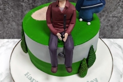 Elaine - Golfing themed cake