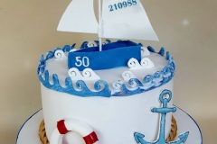 Cathal - Sailing Birthday Cake