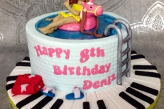 Deniz - Swimming Pool Birthday Cake