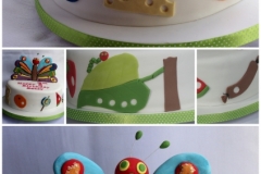 The Very -Hungry Caterpillar Birthday Cake