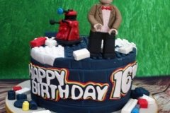 Cian - Dr Who Lego Birthday Cake