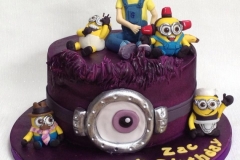 Zac - Minions birthday cake