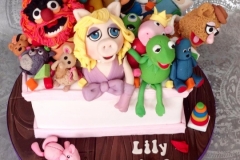 Muppets . . .  and some other guys. - Birthday Cake