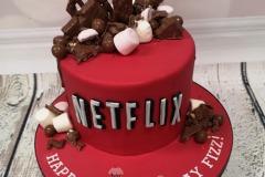 Fizz - Netflix Drip Birthday Cake