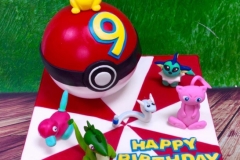Lena - Pókeball, Pikachu and friends (birthday cake)