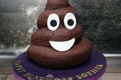 Sophia - Poop Emoji Birthday Cake