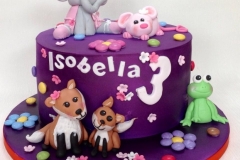Isobella\'s Purple Birthday Cake