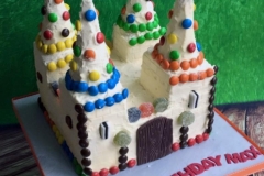 Max - Retro Castle Birthday Cake