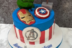 Elijah - Avengers Birthday Cake