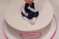 Sarah - Little Girl Christening Cake