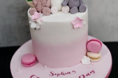 Sophia - Animal Christening Cake