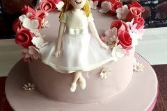 Mia - Roses Communion Cake