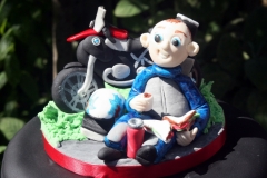 Biker Boy Cake Topper