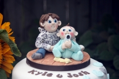 Brothers Cake Topper