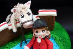 Horse Jump Cake Topper