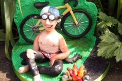 Triathlon Cake Topper