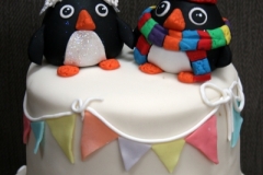 Penquins Wedding Cake Topper
