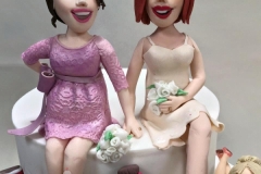 Aisling and Clare - Wedding Cake Toppers