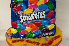 Guess how many smarties cake,