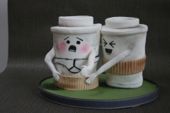 Coffee Cup Cake / Threadcakes