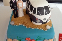 Wallington Camper Van Wedding Cake