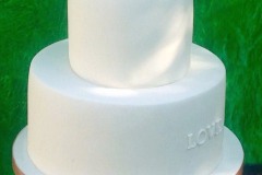 Emma and Ross - Lovebirds Wedding Cakes