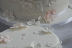 Tom & Emer - Hydrangea Wedding Cake