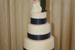 Marie and Darren - Wedding Cake