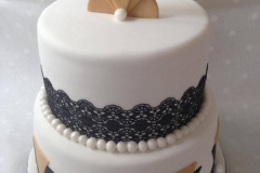 Great Gatsby Style Wedding Cake