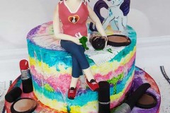 Robin - Tie Dye Birthday Cake