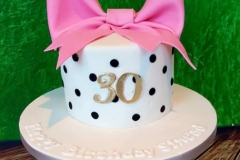 Sinead - Poika Dot 30th Birthday Cake