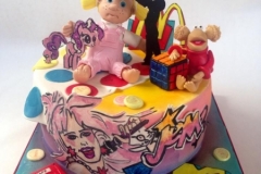 80\'s Birthday Cake or should that be \'Eighties Birthday Cake\'?