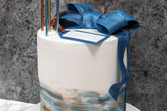 Brendan  & Anthony - Watercolour Birthday Cake