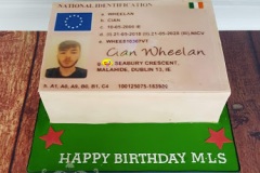 Cian - Fake ID Birthday Cake
