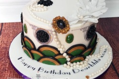 Dearbhla - Art Deco Birthday Cake