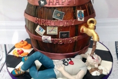 Peter - 40th birthday Beer Keg cake