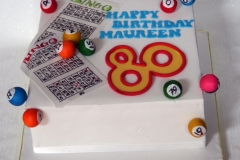 Maureen - Bingo Birthday Cake