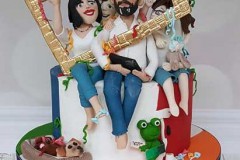 Philippe - 50th Birthday cake / Family Photo Cake