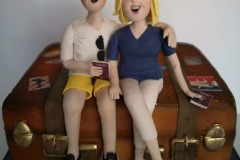 Mary & Ken - Travel / Suitcase Birthday Cake
