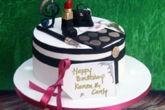 Karen & Carly - Chanel inspired birthday cake