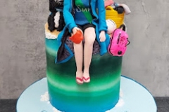 Justine - Sea Swimming Birthday Cake