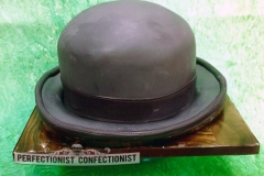 Bowler Hat Birthday Cake