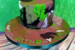 Ken - Camouflage Hunting Birthday Cake