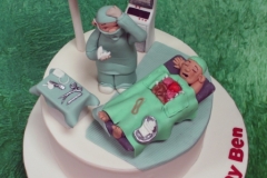 Ben - Heart Surgeon Birthday Cake