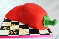 40th Chilli Birthday Cake