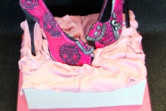 Iron Skull Shoes Birthday Cake