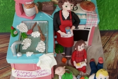 Clare - 70th birthday cake