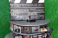 Movie Reel Birthday Cake - Rob